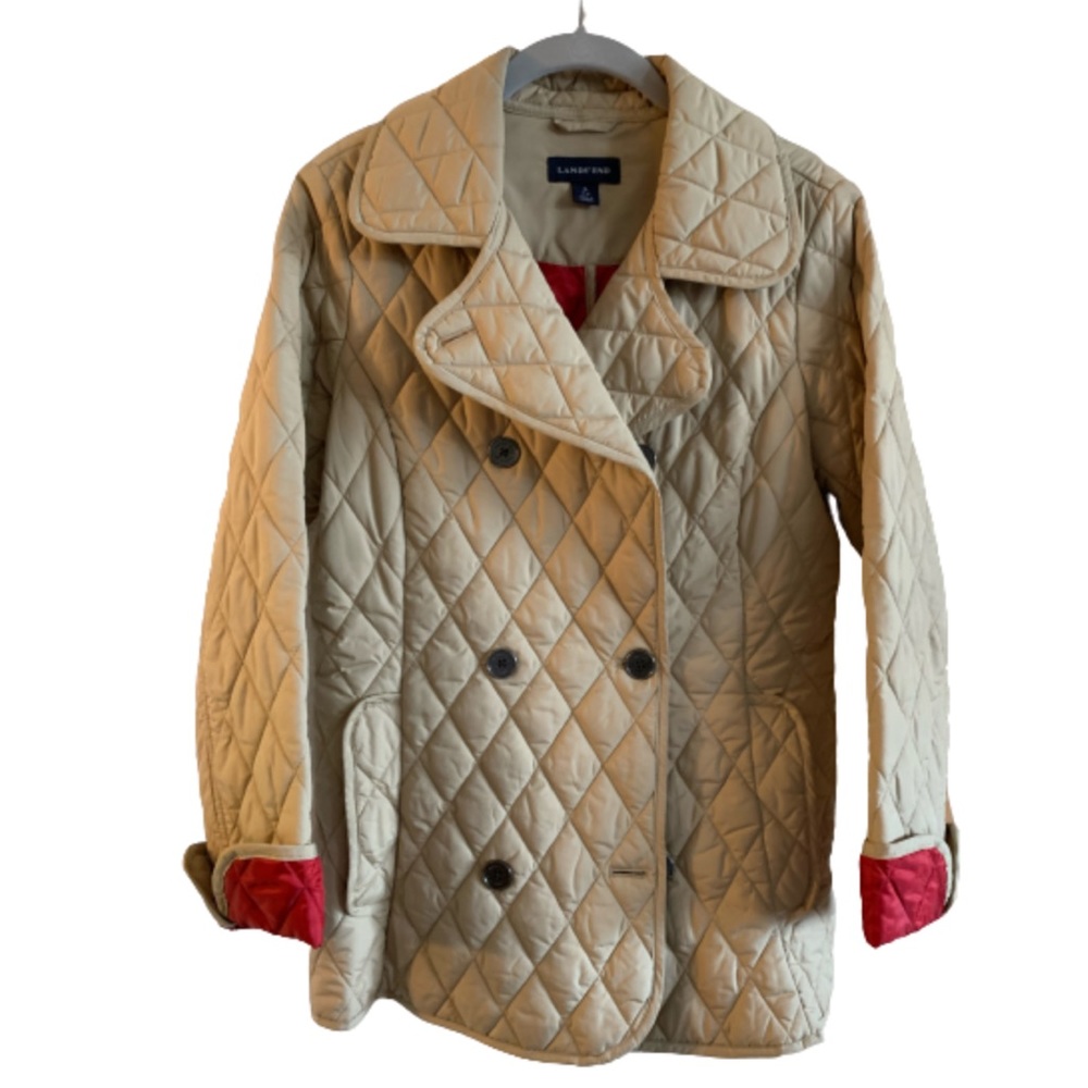Lands End Quilted Barn Jacket Small